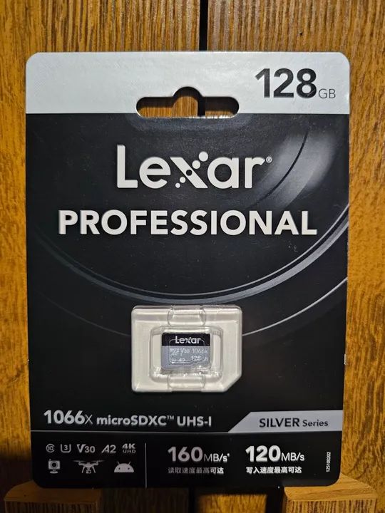 Cartão de Memória Lexar Professional 128GB microSDXC UHS-I