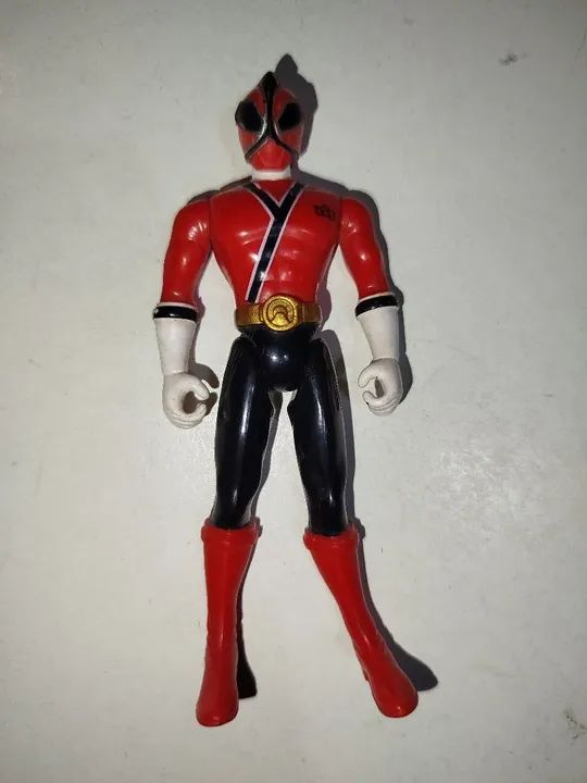 Boneco Power Rangers Samurai vermelho Hasbro original 