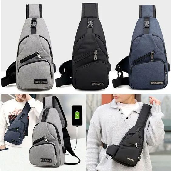 Mini Bolsa Tiracolo Shoulder Bag USB - Design Ergonômico e Conectividade