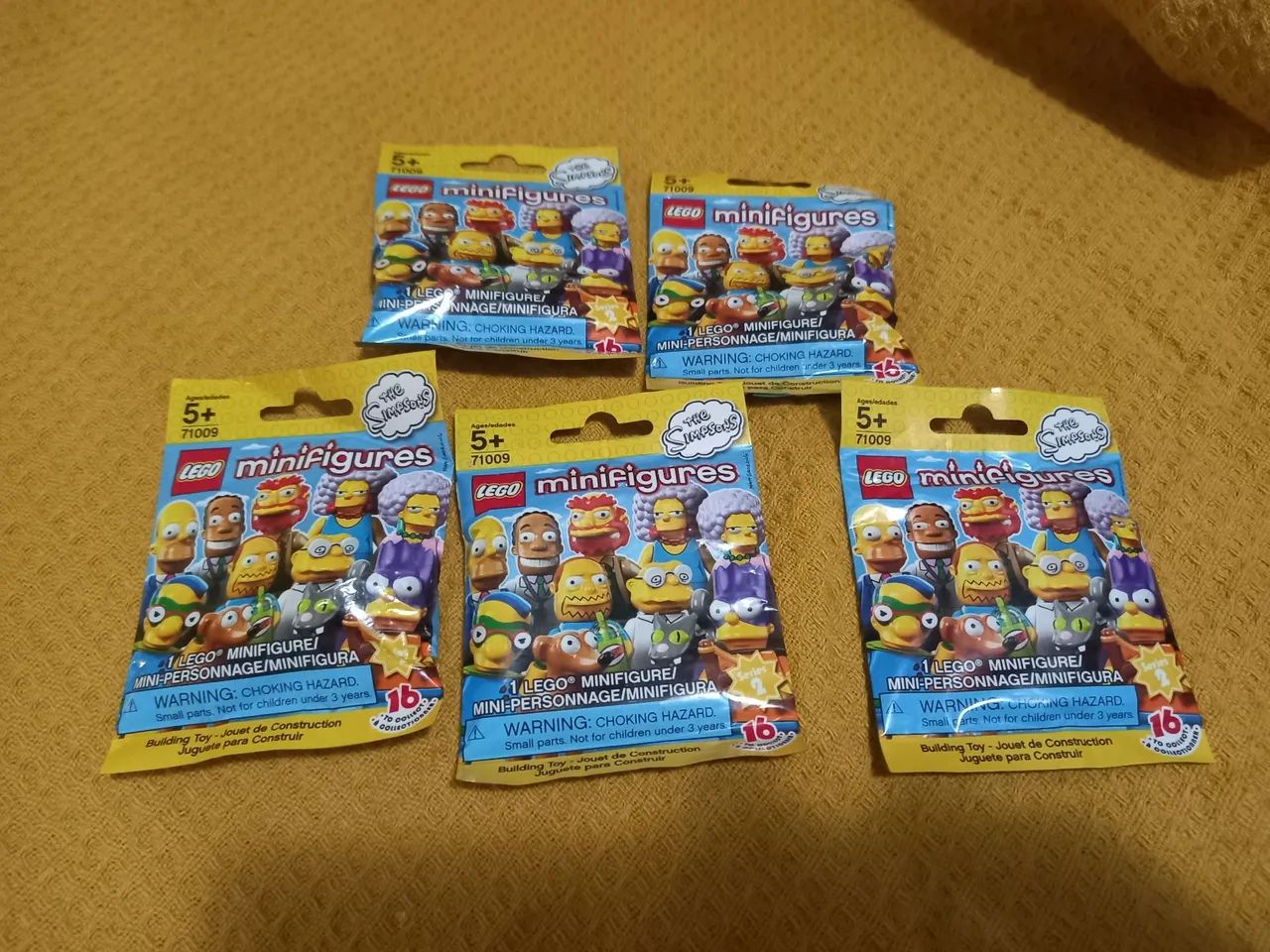LEGO Minifiguras Os Simpsons Series 2 - 5 pacotes - lacrados