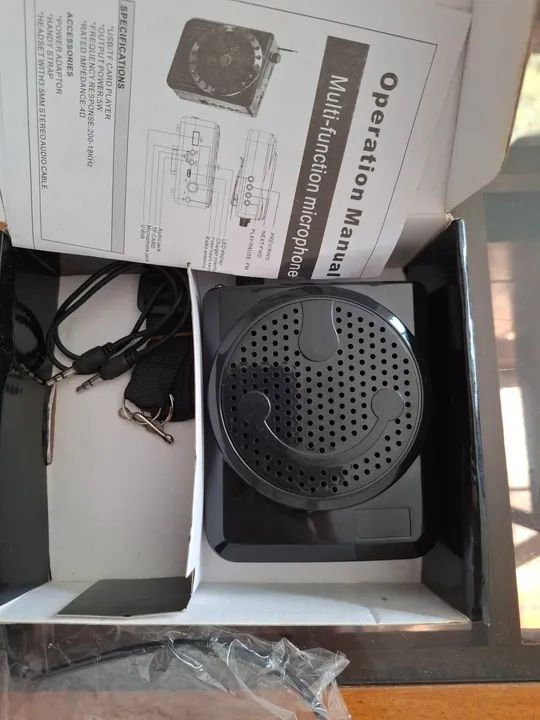Megafone K-150 Rádio FM Microfone amplificador - Foto 3