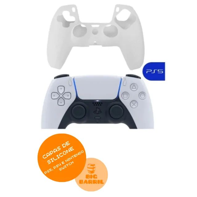 Capa case protetora para controle de ps5 e ps4