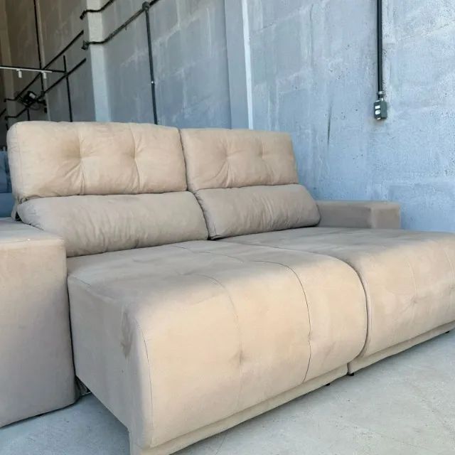 Sofá Bege Lindo Pronta Entrega - Foto 2