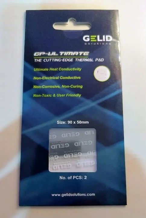 Thermal Pad 15w/mk Gelid Ultimate 9x5cm - 2mm (Original)