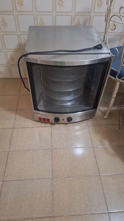 Forno Profissional Elétrico 5 Bandejas Giratórias - Foto 2