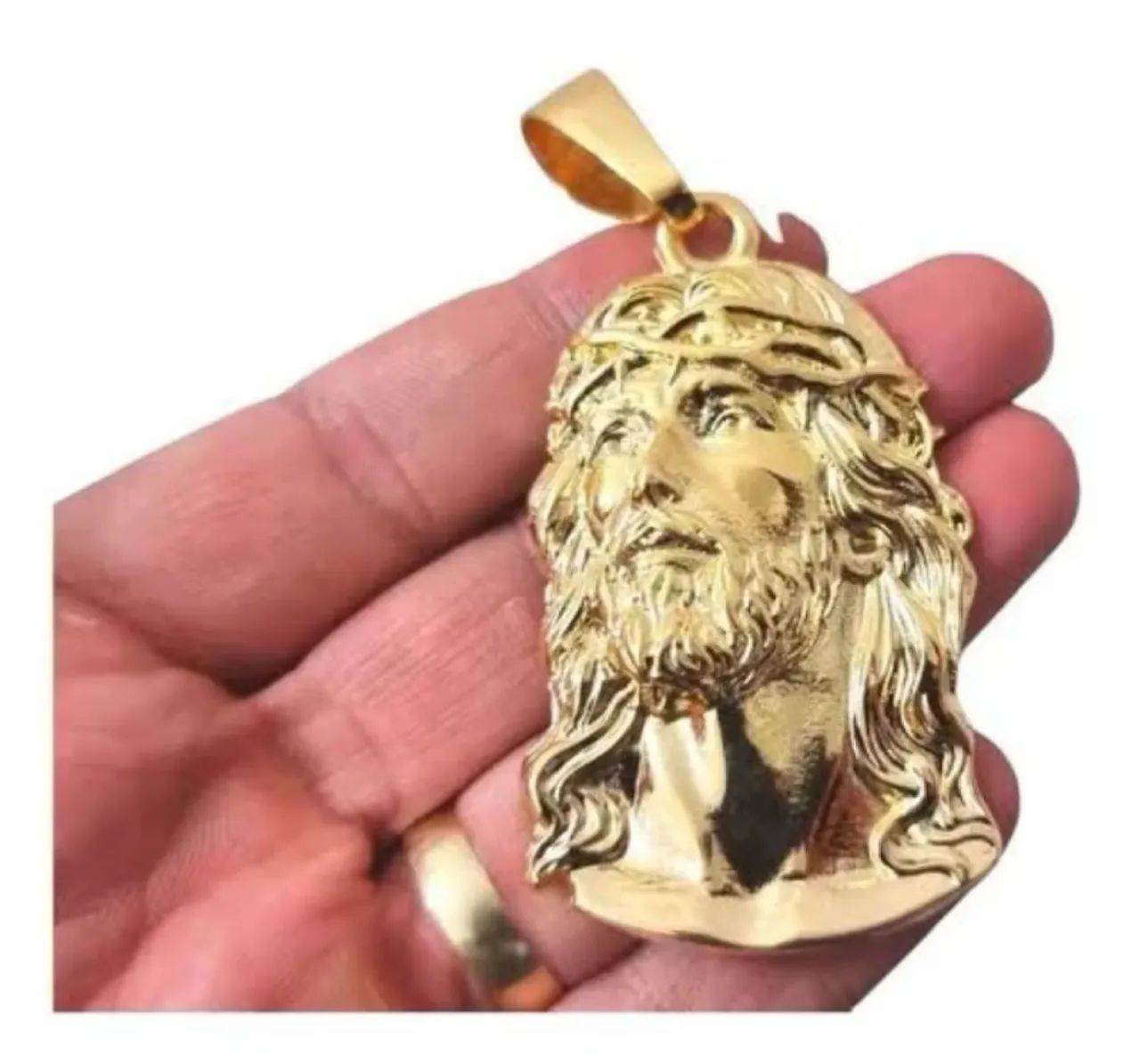 Pingente de Jesus em Ouro 18k