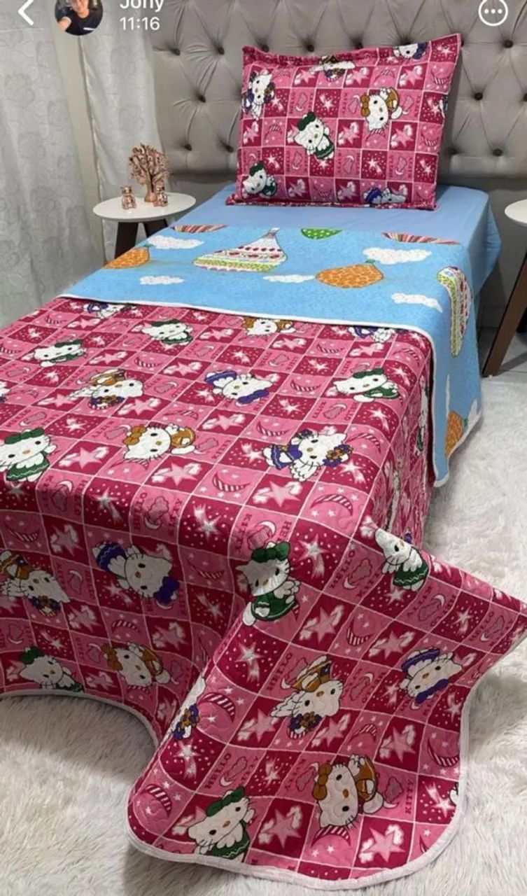 Cobre Leito Infantil Mickey Roadster Racers - Foto 3