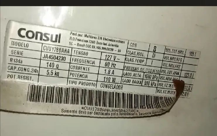 [Oportunidade] Freezer Consul 186 Litros | 02 Meses sem dar gelo | 06 Compartimentos - Foto 5