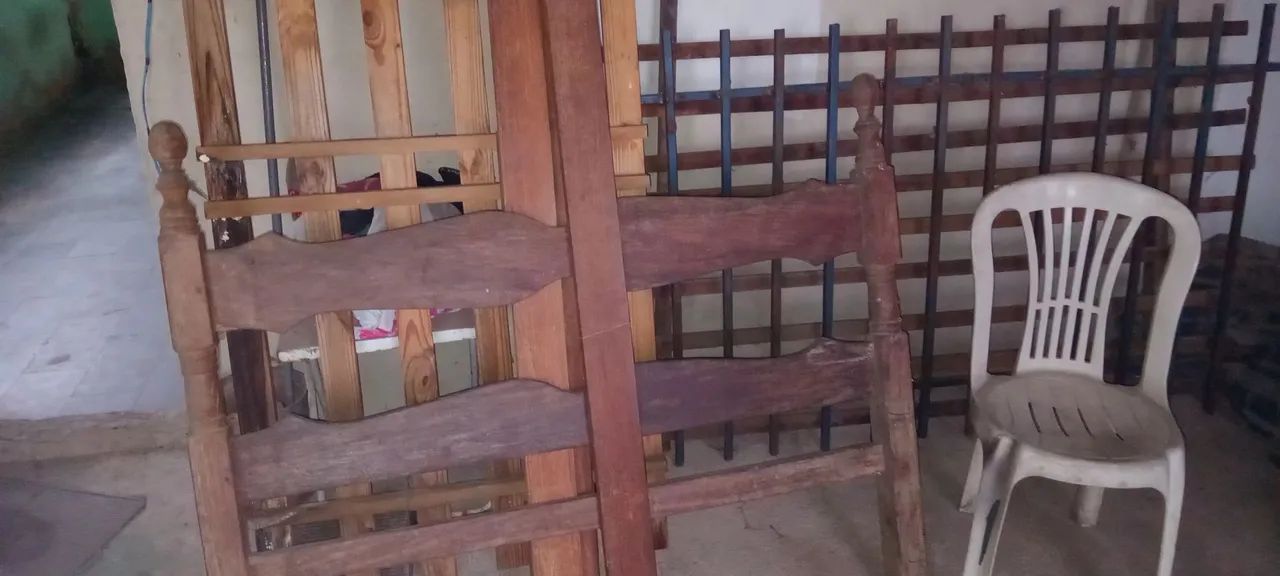 Cama de sucupira casal 