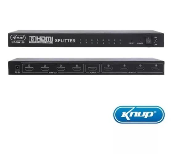 Split divisor distribuidor HDMI 1x8 8 saidas - Foto 2