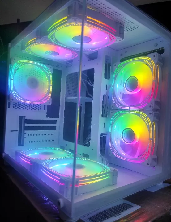 Pc Gamer Aquário Branco Ryzen 5 3600 + RTX 3060 Ti (NOVO)
