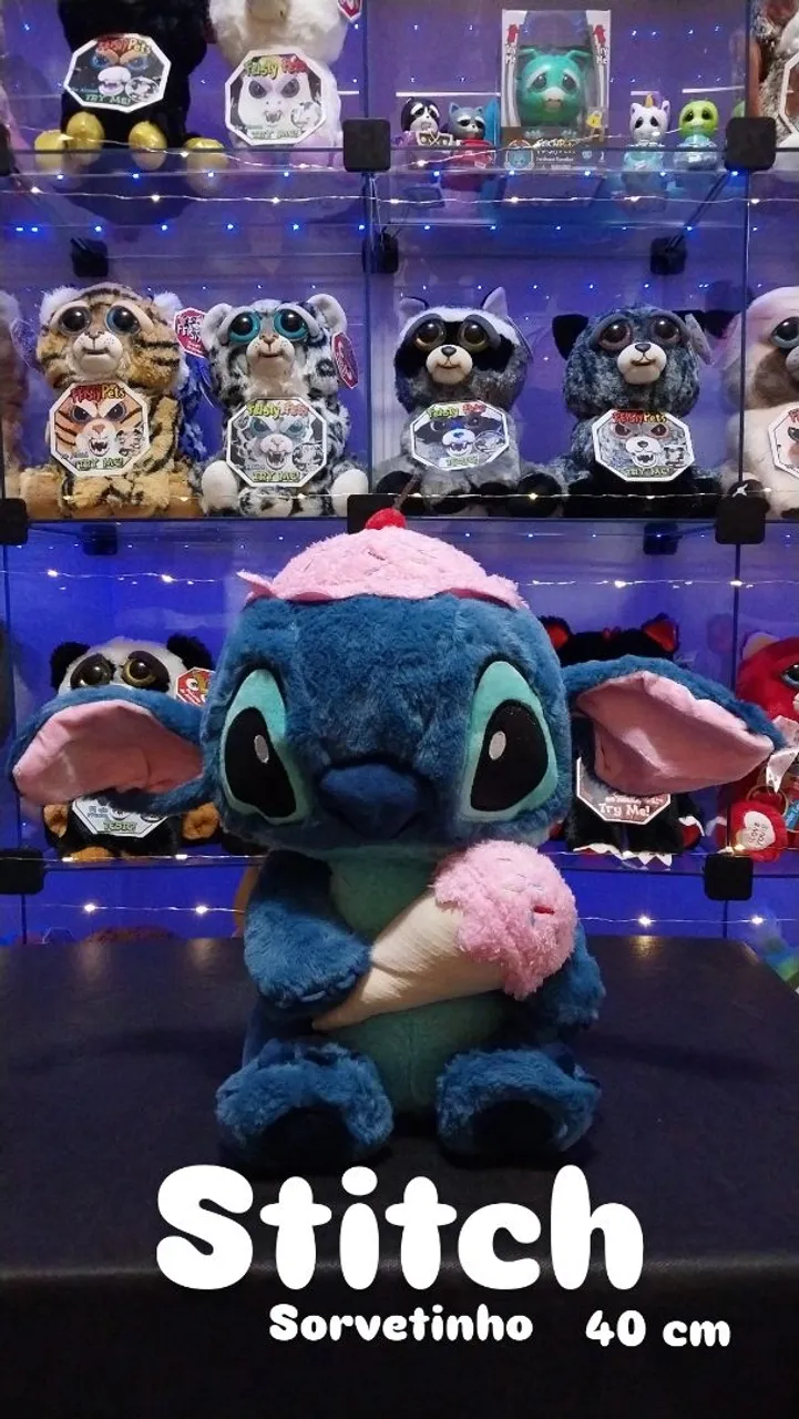 Stitch Pelúcia Sorvetinho 40cm