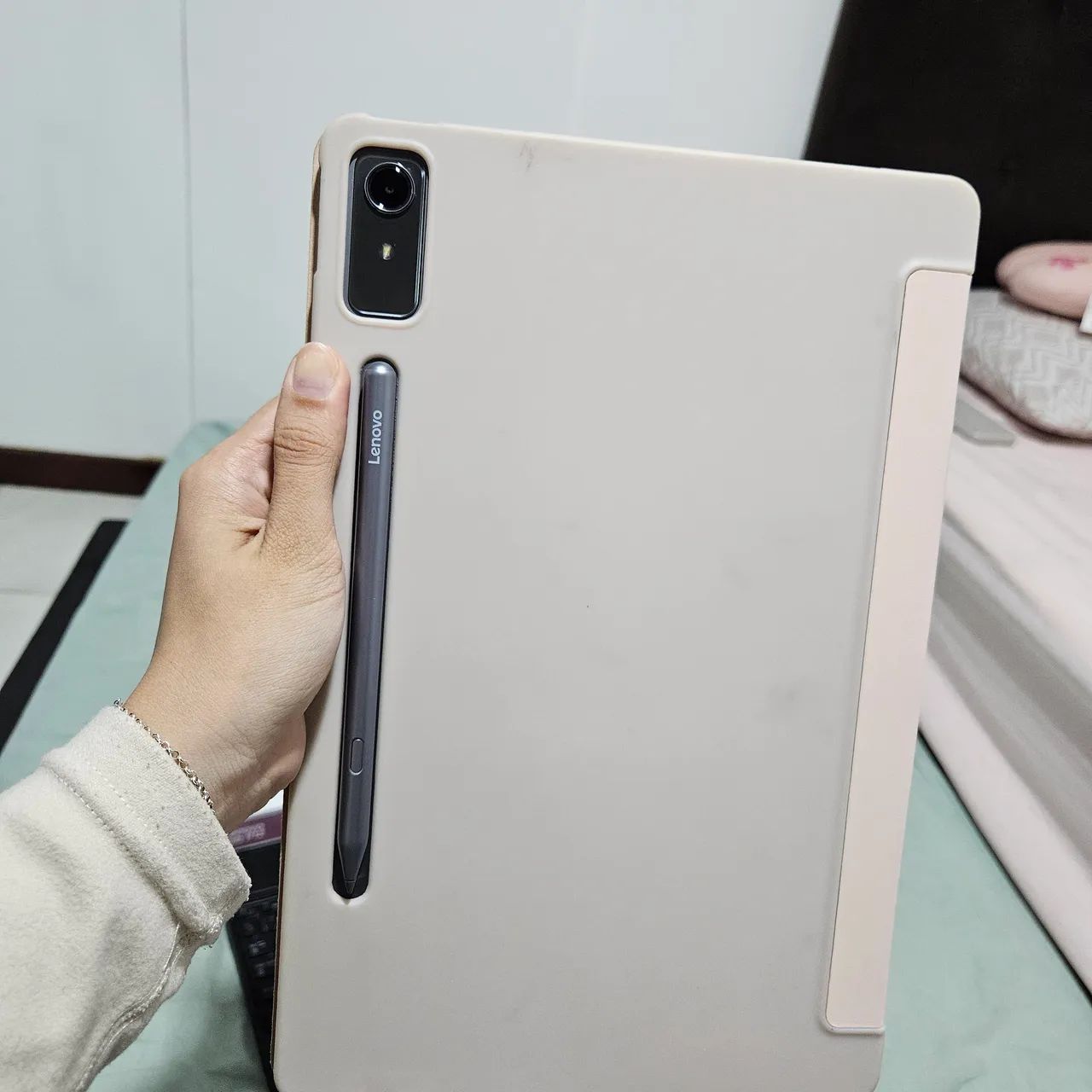 Tablet Lenovo P12 12.9 polegadas + caneta original + teclado + capa - Foto 5