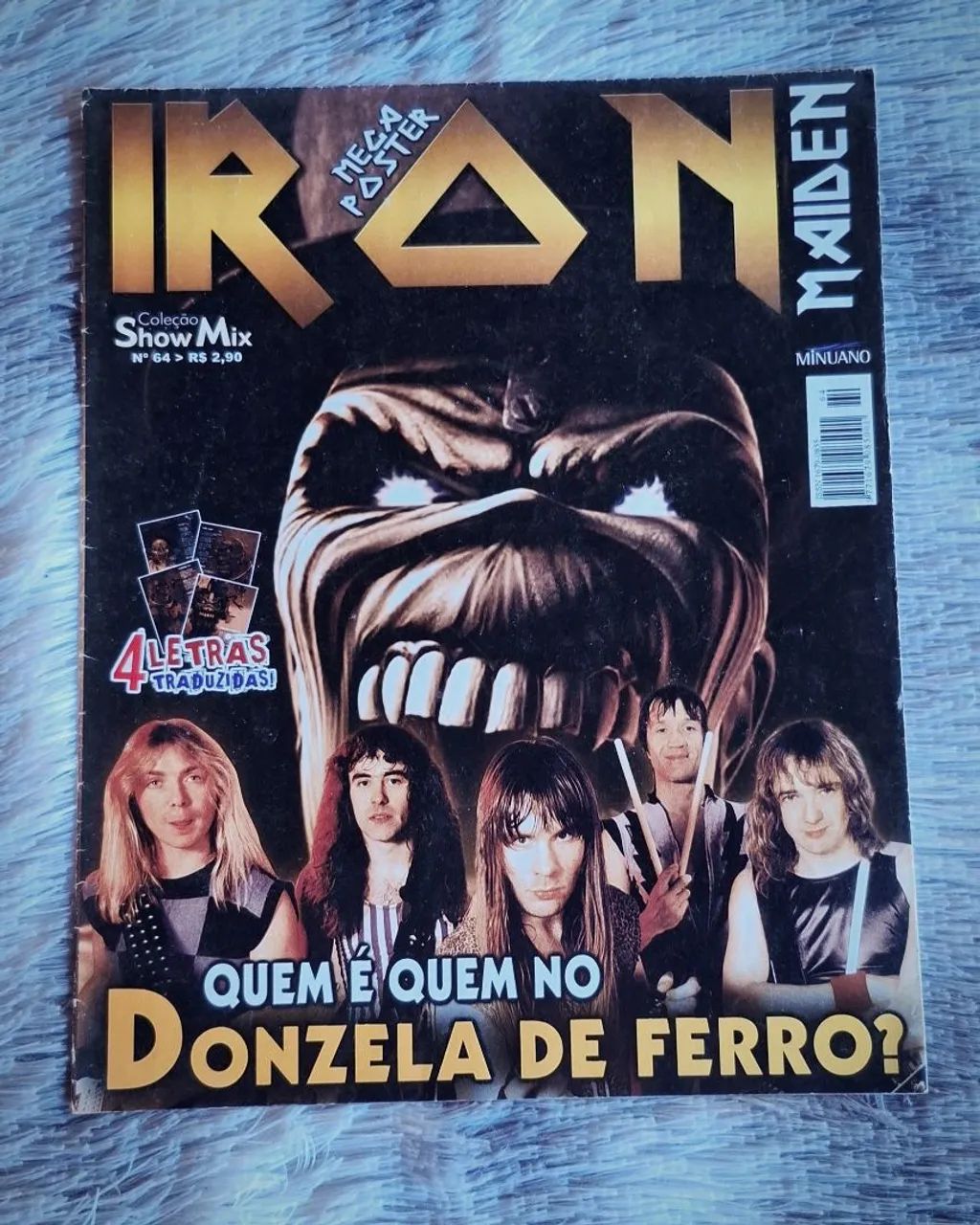 Mega Poster Iron Maiden - Quem é quem no donzela de ferro? - Foto 3
