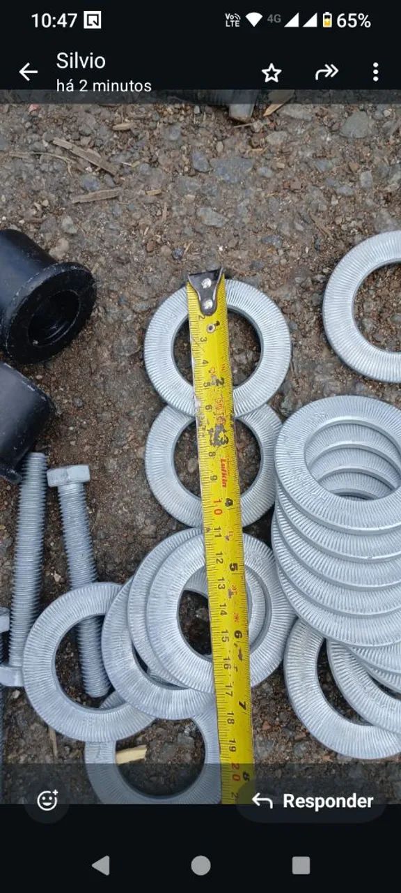 Parafuso e porcas  galvanizados - Foto 3