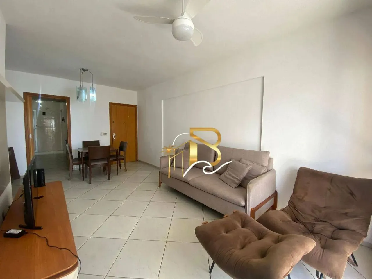 Apartamento com 3 dormitórios para alugar, 110 m² por R$ 5.000/mês - Asturias - Guarujá/SP