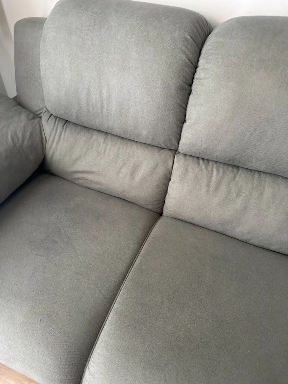 Sofá de Canto 3 lugares - Cinza - Foto 4