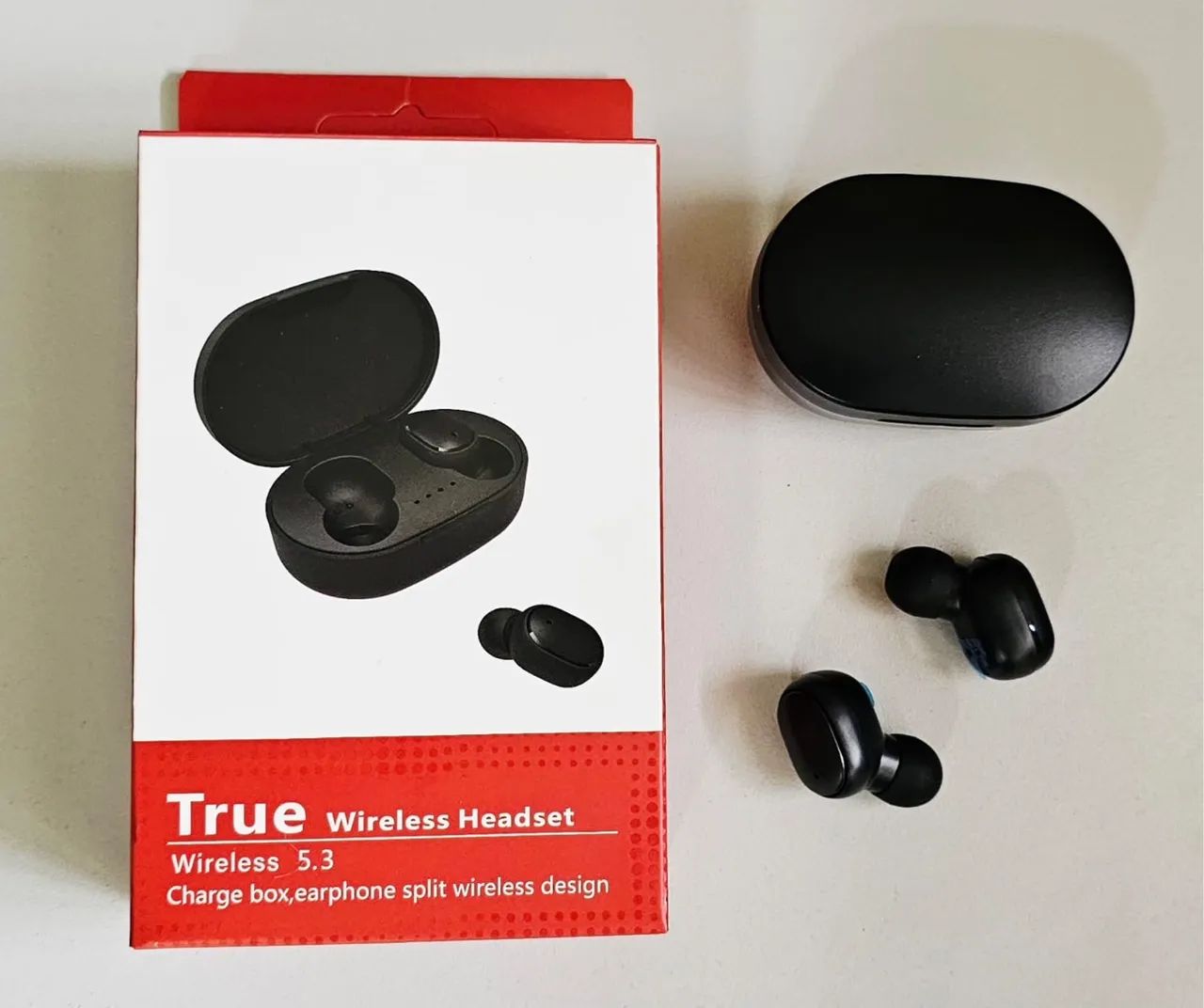 Fone de ouvido True Wireless Bluetooth 5.3