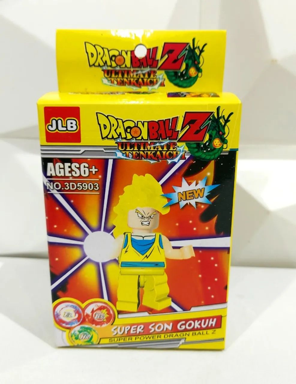 Lego Dragon Ball Z Tenkaichi Son Goku Ssj3 Jbl Brinquedos e