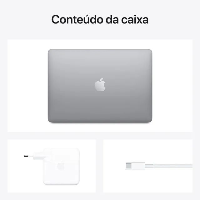 Apple notebook MacBook Air (de 13 polegadas, Processador M1 da Apple com CPU 8?core e GPU  - Foto 3