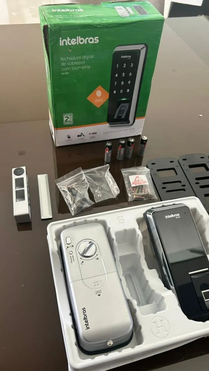 Fechadura Digital Intelbras FR 220 com biometria - excelente estado - Foto 3
