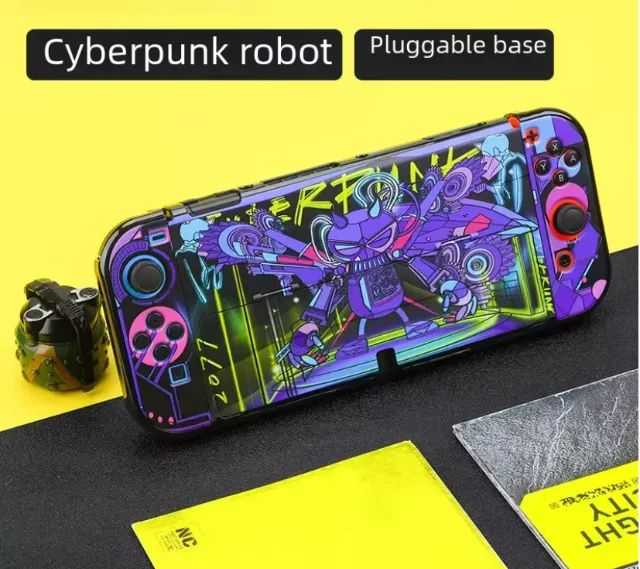 CAPA PARA SWITCH OLED - CYBERPUNK TEMA