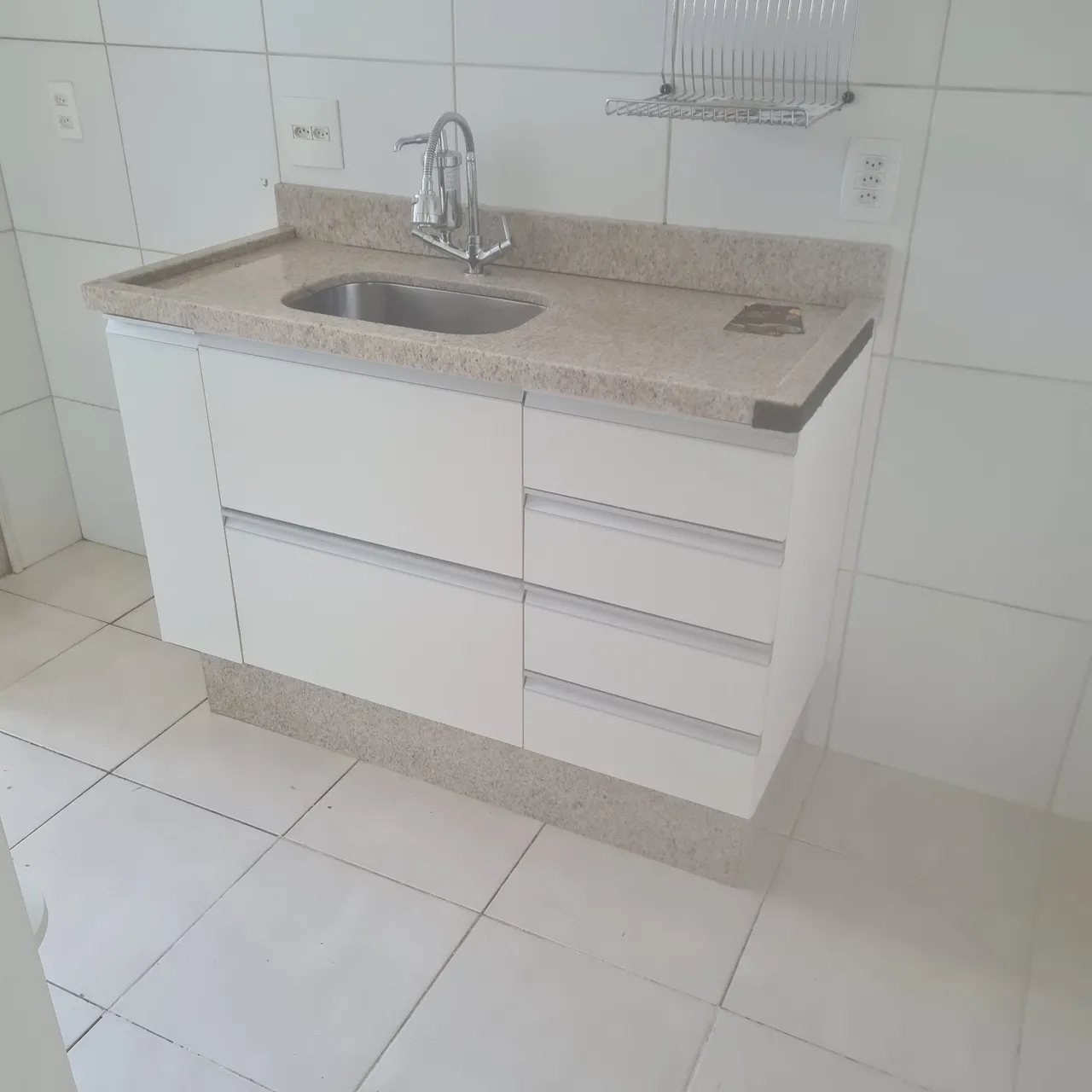 Conjunto de Bancada, Pia e Armário