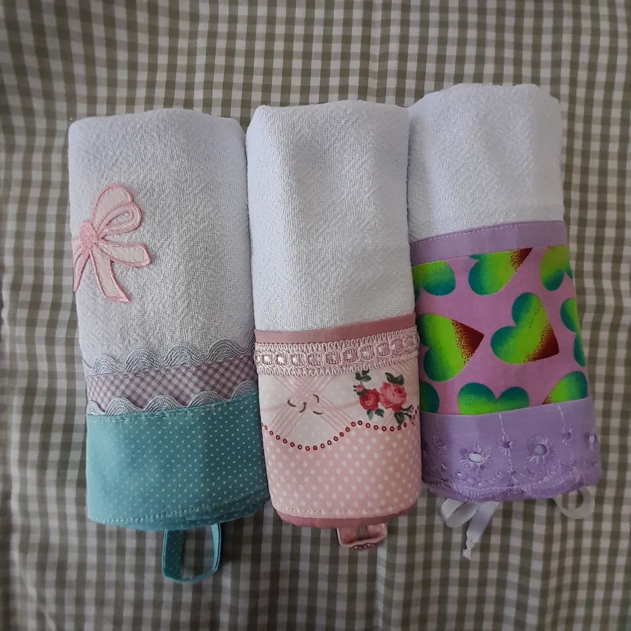 Panos de prato artesanais. - Foto 4