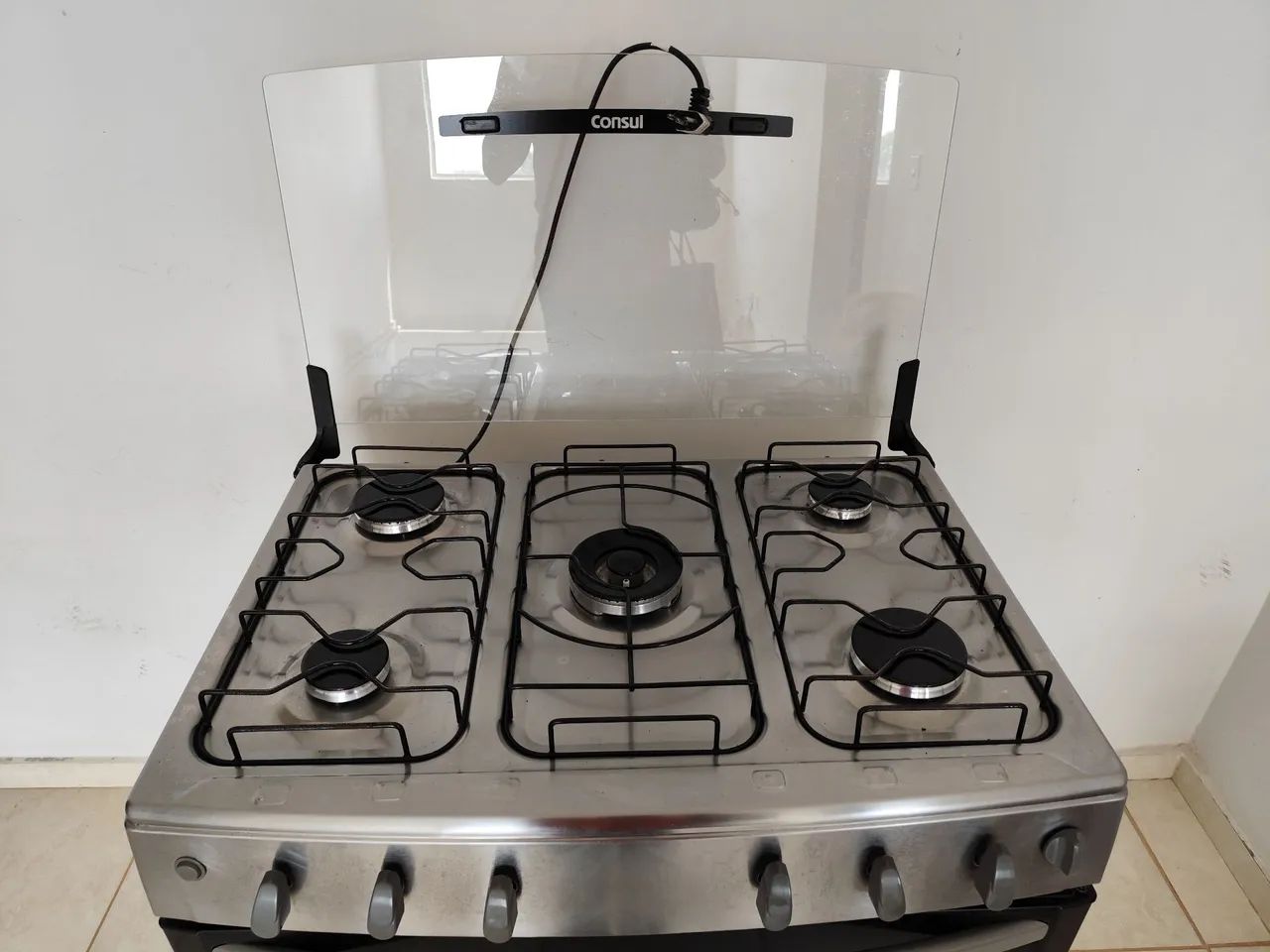 Fogão Consul 5 bocas Inox - Foto 6