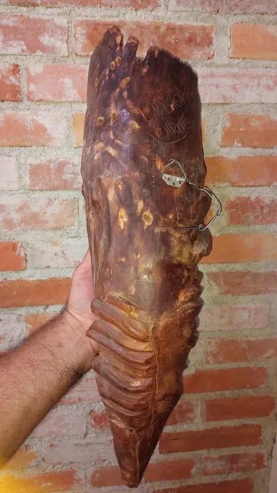 ESCULTURA EM NÓ DE PINHO  - Foto 2