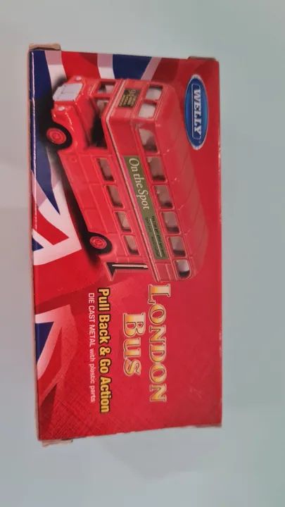 Ônibus de Londres Welly - Brinquedo Colecionável - Foto 2