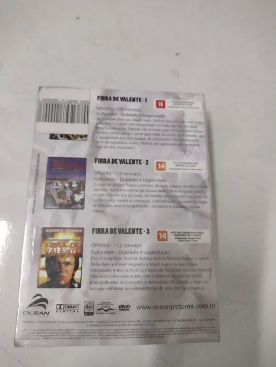 Box Dvd Trilogia Fibra de Valente  - Foto 3