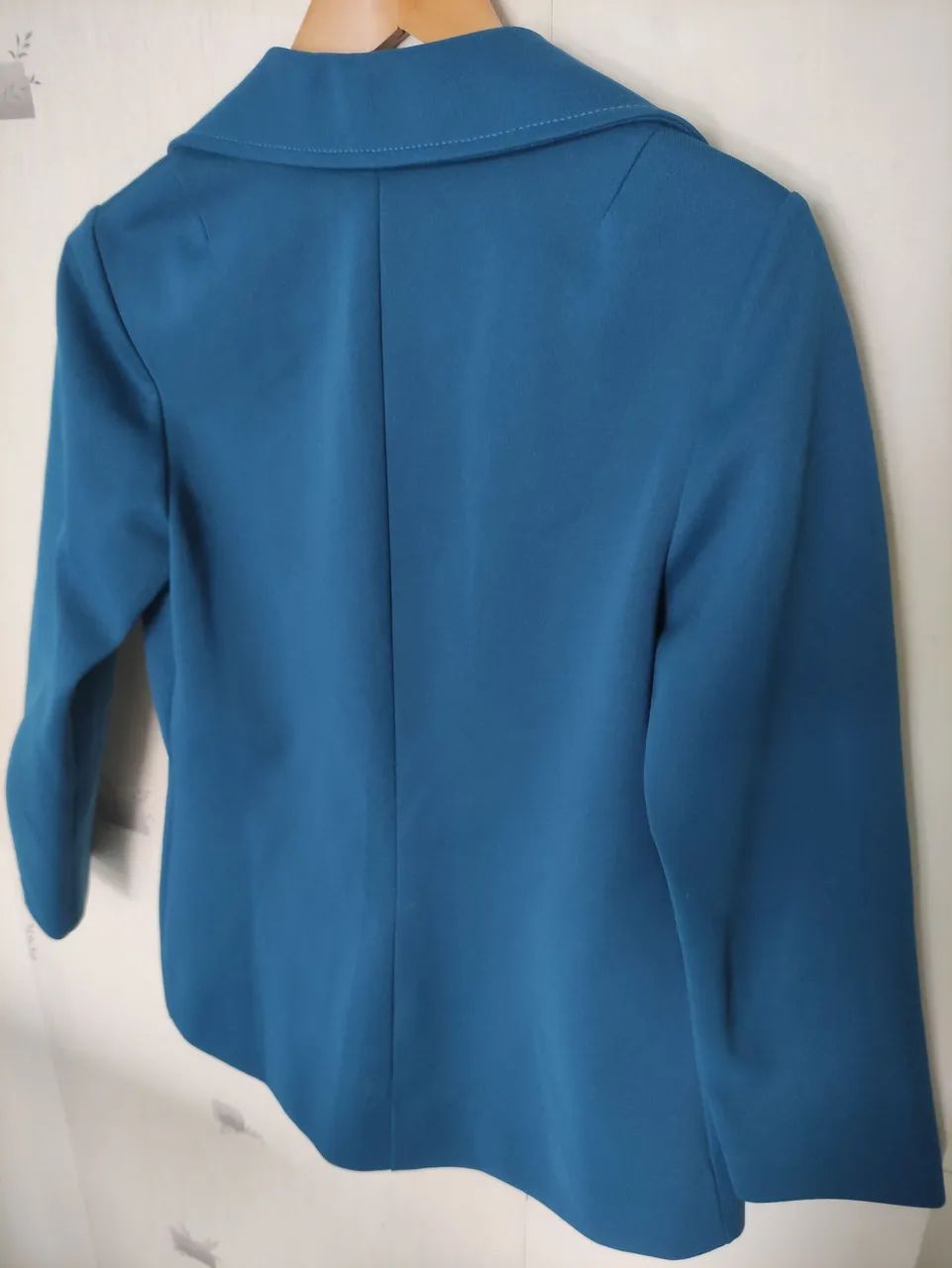 Jaqueta Vintage Azul Turquesa - Foto 3