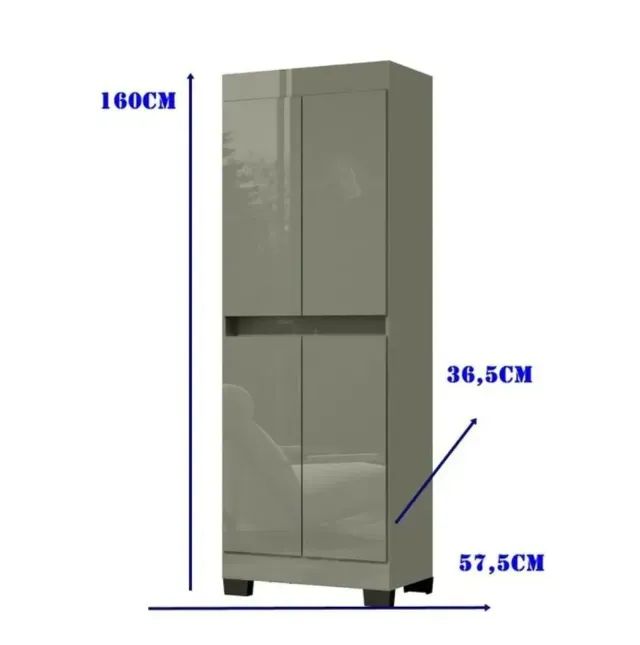 Multiuso com 4 portas branco - Foto 3