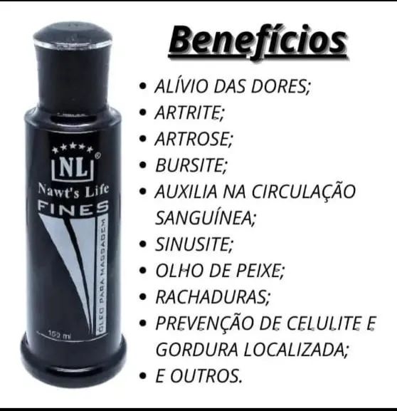 óleo da nawt's Life para massagem.100ml - Foto 3