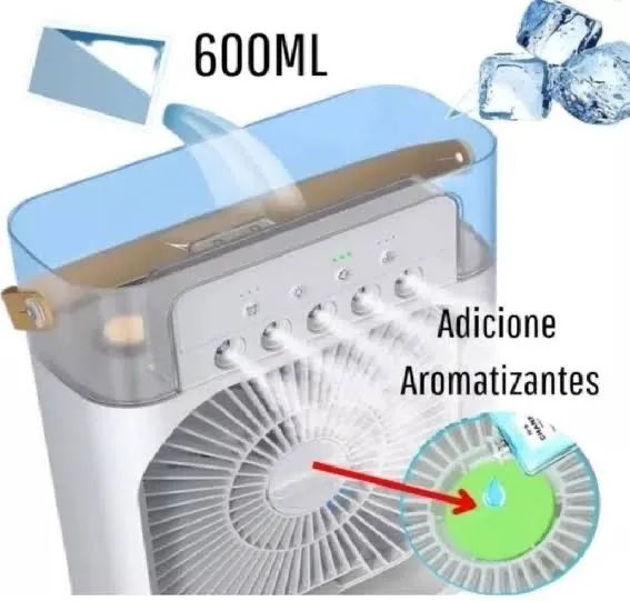 Promoção Ventilador Portátil com Climatizador. Com dispenser de água. 3 velocidades. - Foto 4