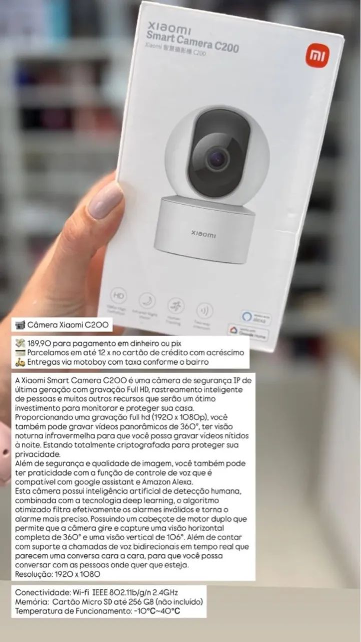 Câmera Xiaomi C200
