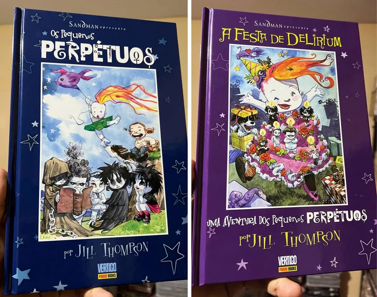 Sandman apresenta os pequenos perpétuos e a festa de delirium 