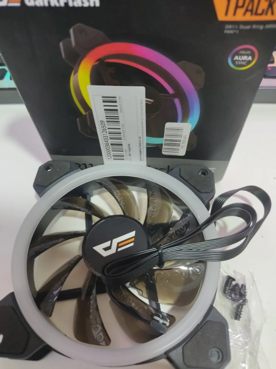 Cooler Fan DarkFlash DR11 ARGB 6 Pinos para Pc Gamer