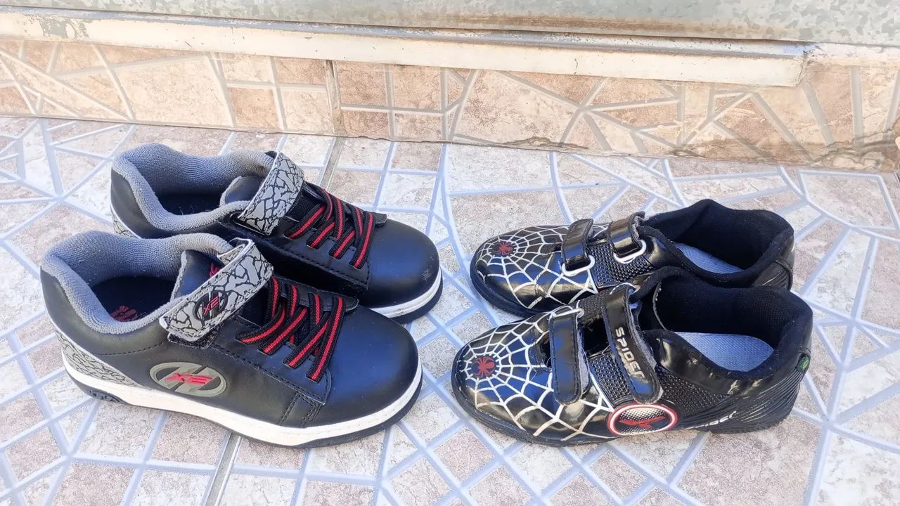 Tênis Infantil Tamanho 32 - Spiderman e XS - Foto 2