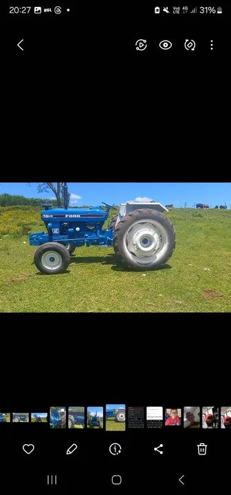 Trator ford 4610 ano 84 - Foto 3
