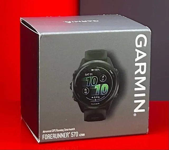 Garmin Forerunner 570 Amoled - 42mm - Black - Produto Novo com Garantia da Loja