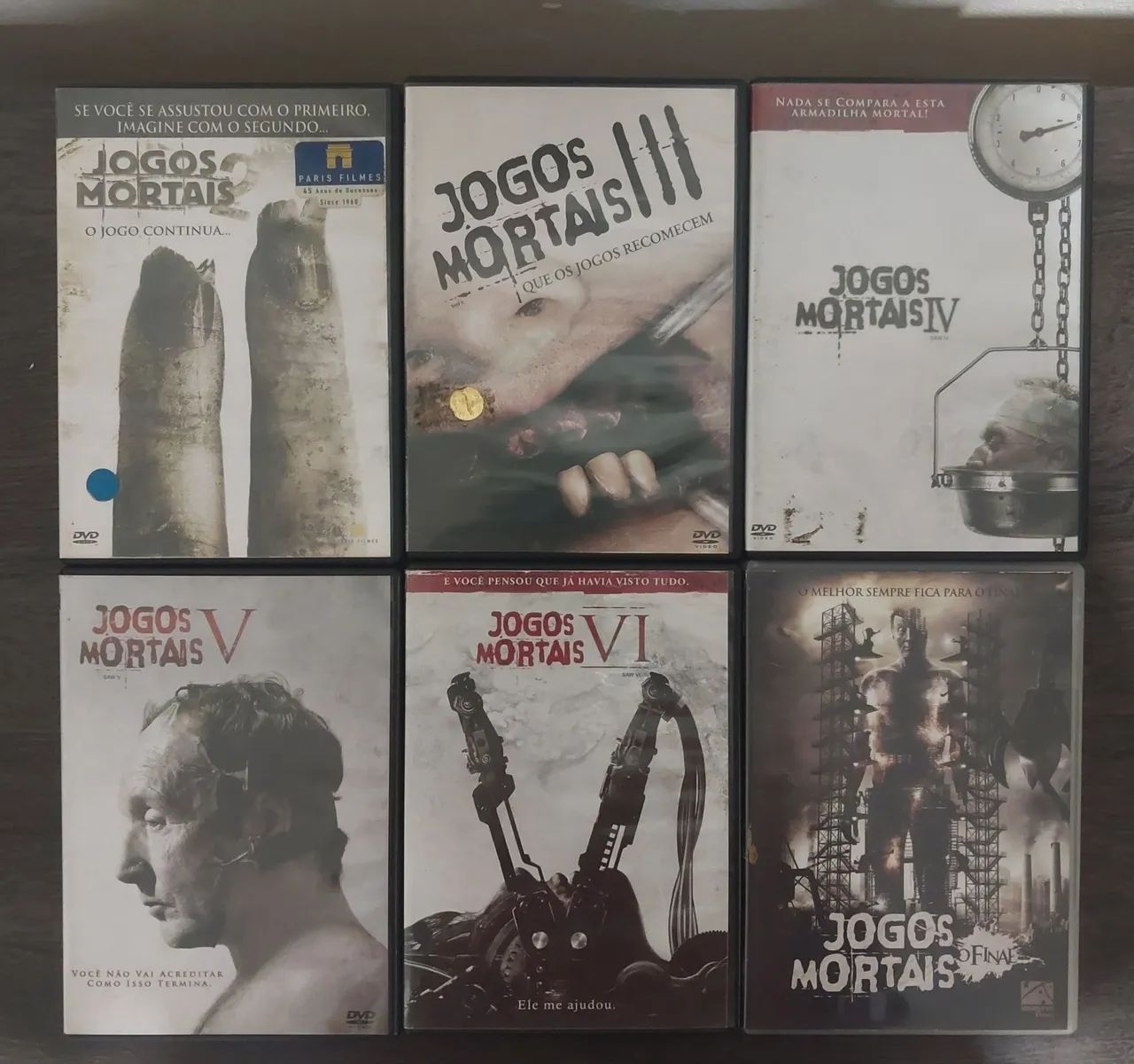Jogos Mortais - Coleção 2 ao 7 - DVD - Terror - Foto 2