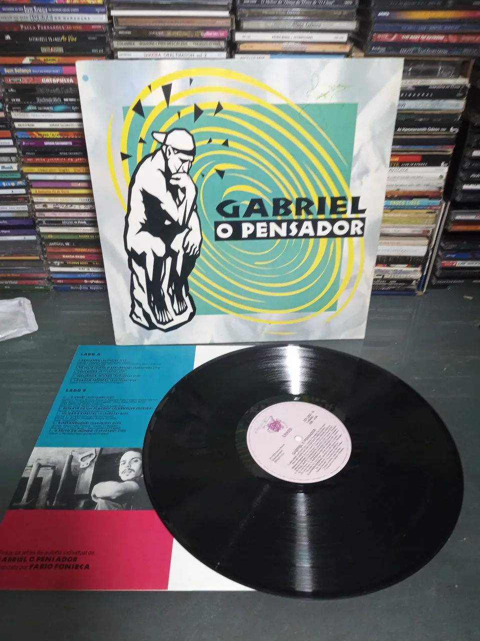 Disco de Vinil Gabriel o Pensador - 1993 Com Encarte