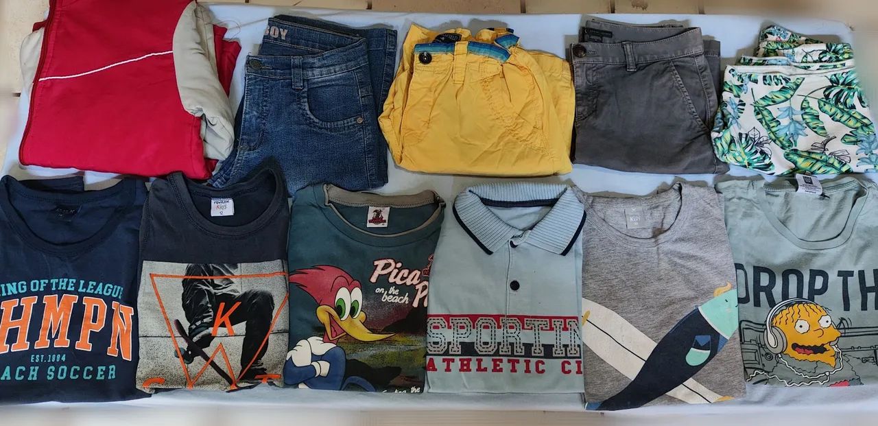 Roupas masculinas 12 e 14