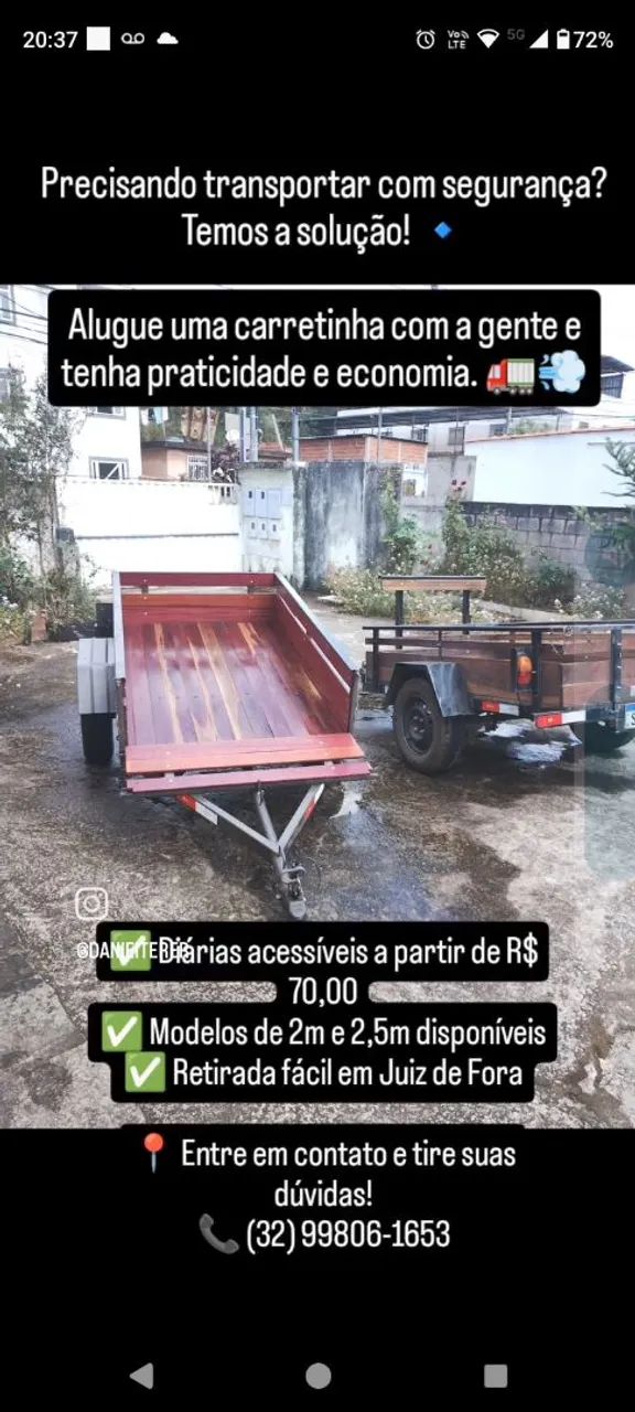 Aluguel de Carretinhas 
