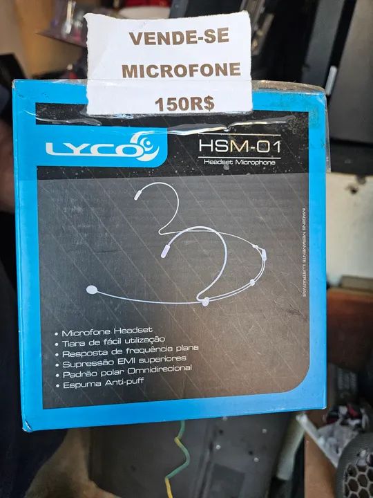 Microfone Headset Lyco HSM-01 - Novo