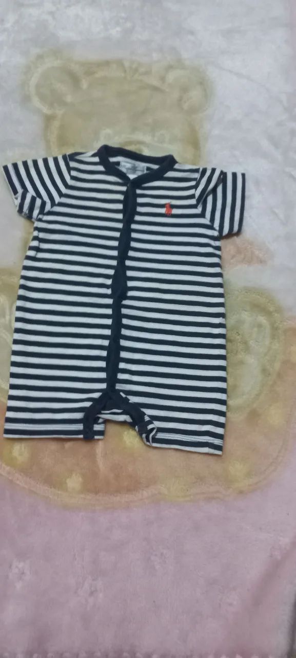 Macacão de Bebê com Estampa de Ursos - Foto 3