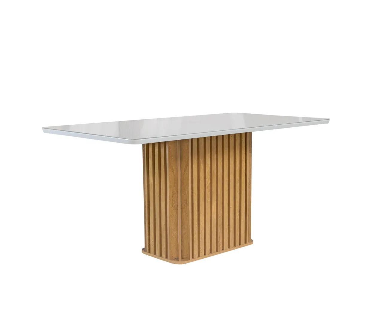 Mesa de Jantar Moderna com Base Ripado 1,70x90 p554
