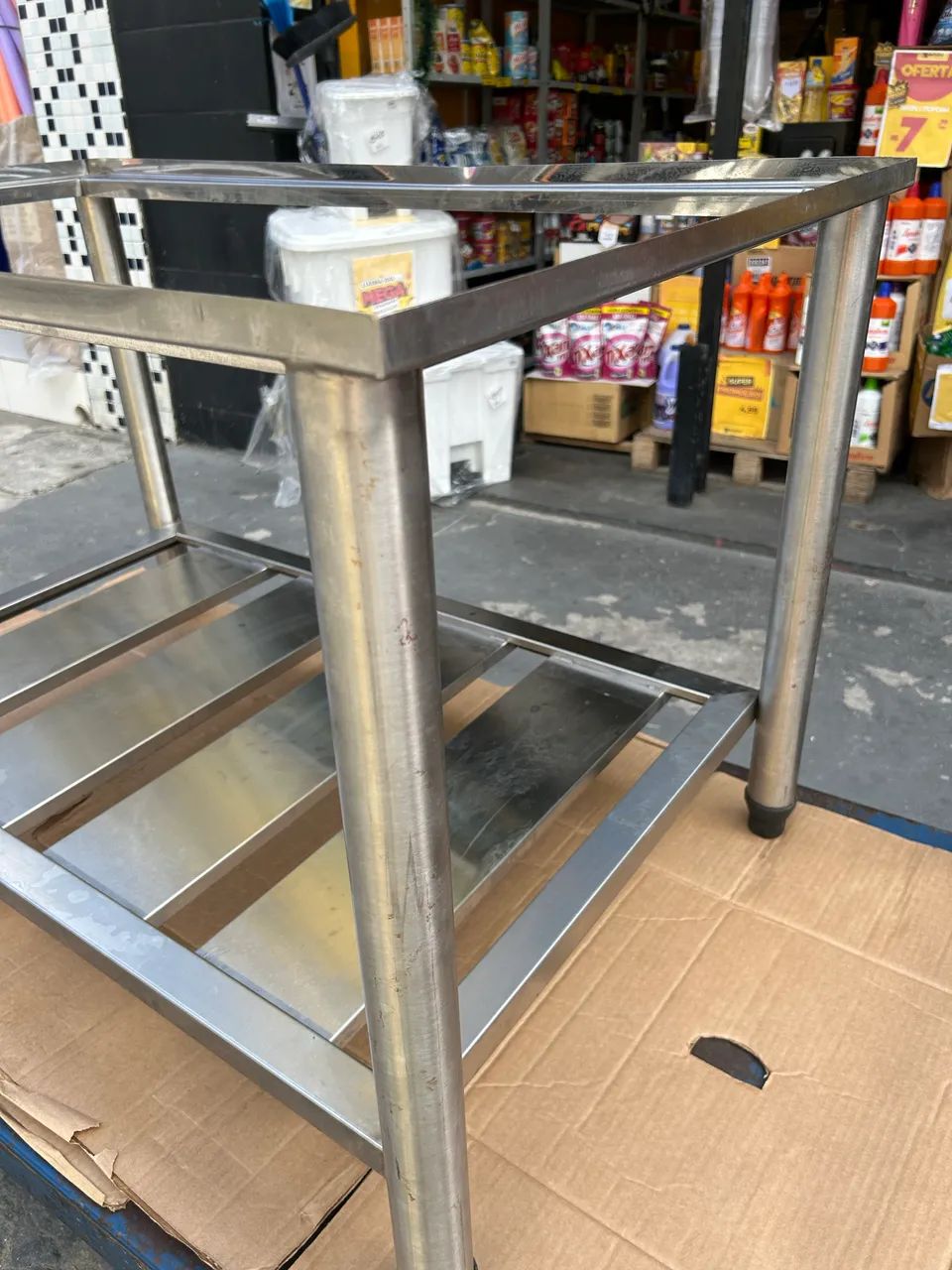 Mesa Inox sem tampo  - Foto 3